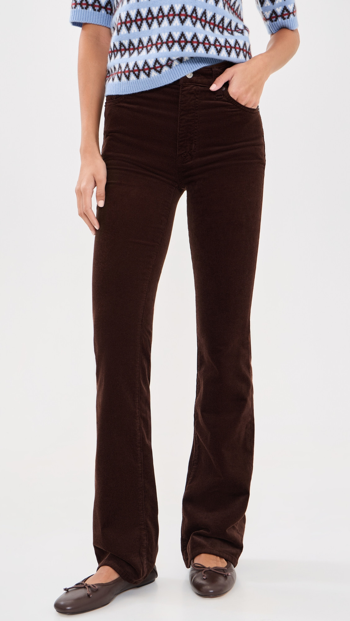 FRAME The Corduroy Reboot Pants Espresso 32 | Shopbop