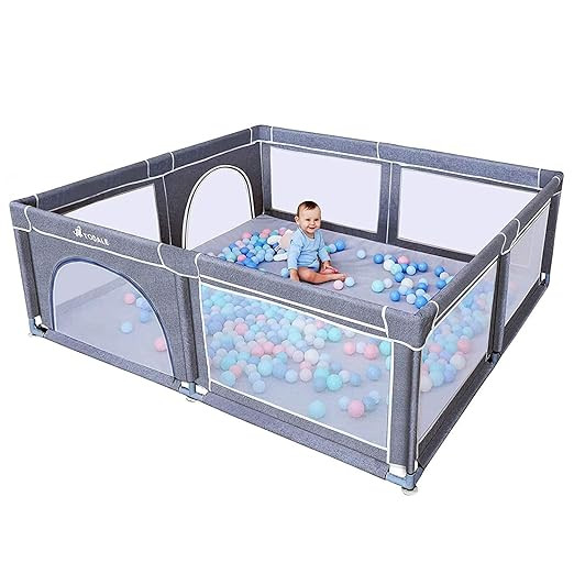 TODALE Baby Playpen for Toddler, Extra Large Baby Playard, Infant Safety Activity Center, Sturdy ... | Amazon (US)