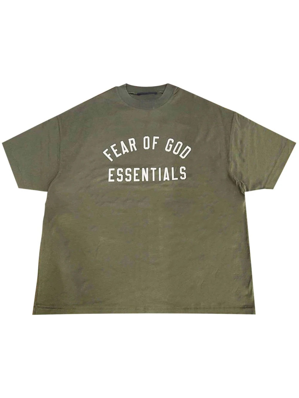 FEAR OF GOD ESSENTIALS logo-print T-shirt - Green | Farfetch Global