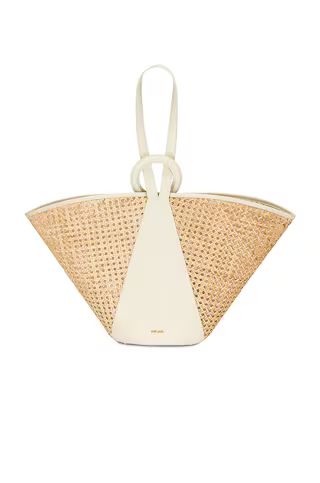 Cult Gaia Roksana Large Tote in Natural from Revolve.com | Revolve Clothing (Global)