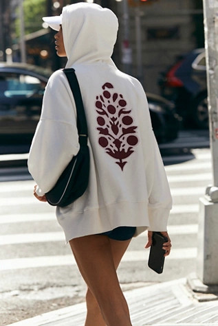 Sprint To The Finish Logo Hoodie | Free People (Global - UK&FR Excluded)
