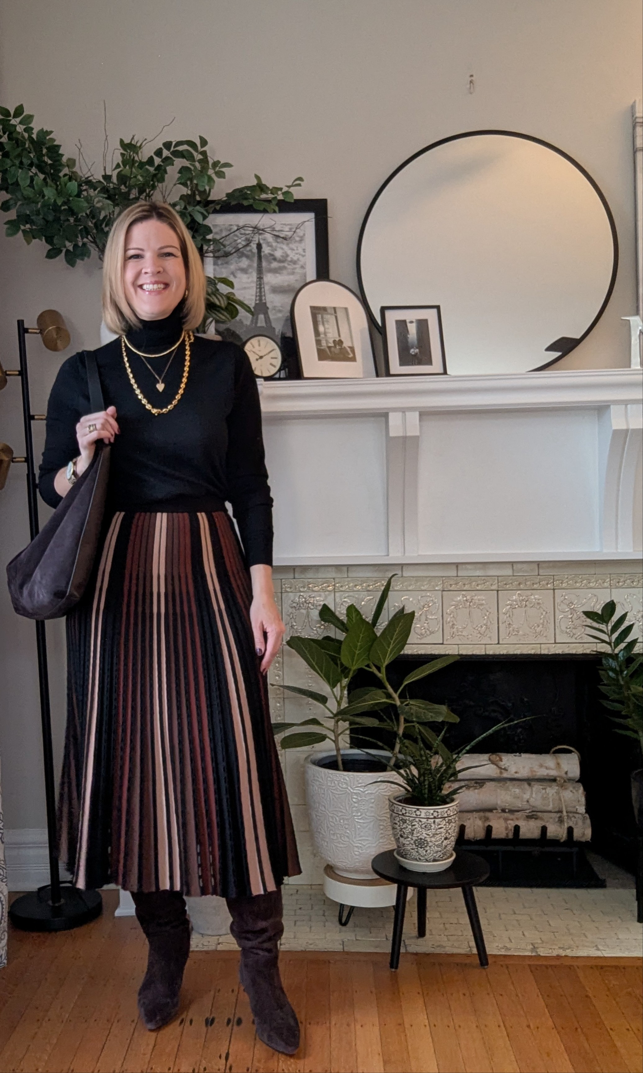 Fall business casual skirt outfit

#LTKMidsize #LTKWorkwear #LTKOver40