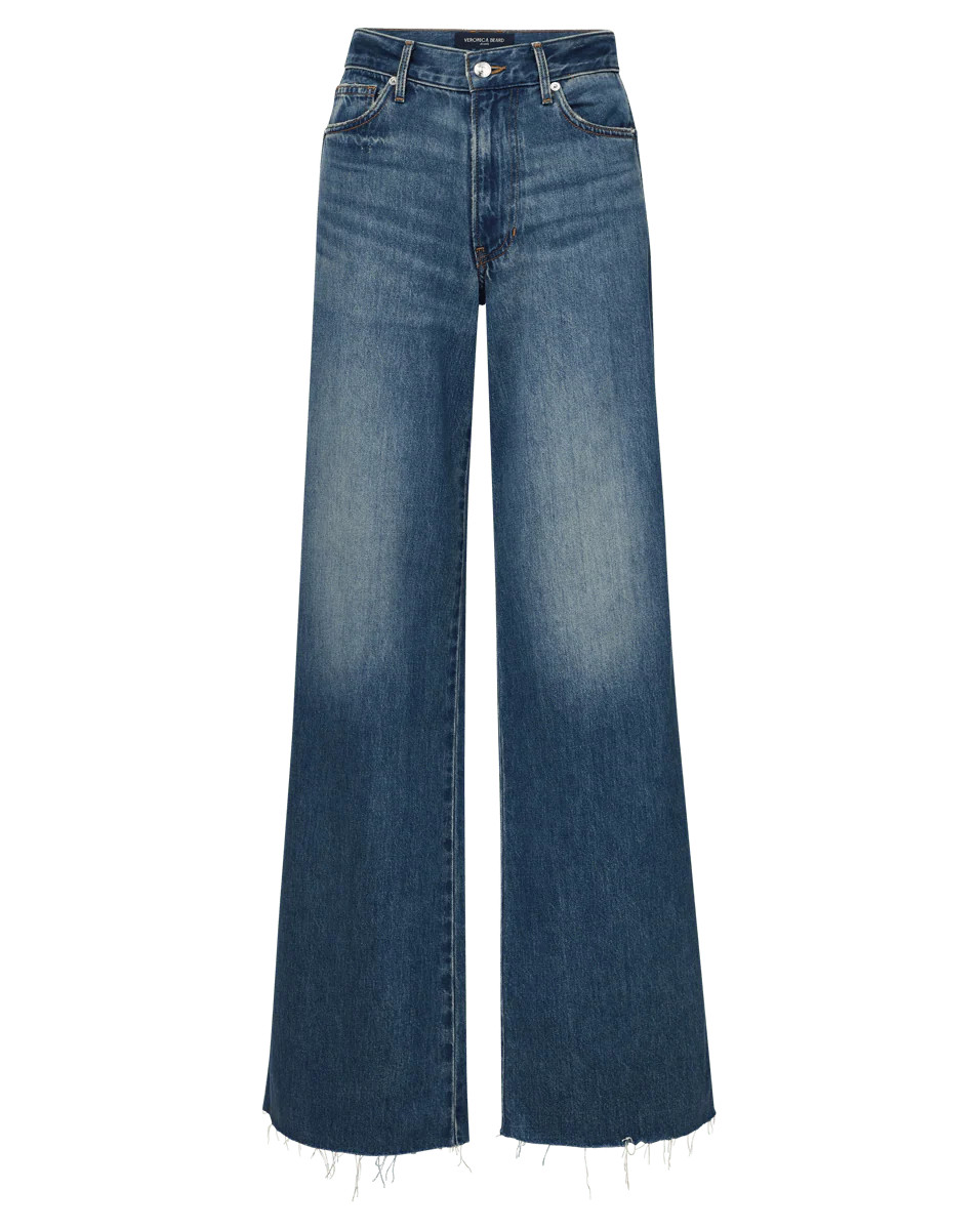 Kasey Mid Rise Wide-Leg Jean | Veronica Beard