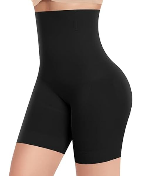 SHAPERMINT High Waisted Body Shaper Shorts Shapewear for Women Tummy Control Thigh Slimming Techn... | Amazon (US)