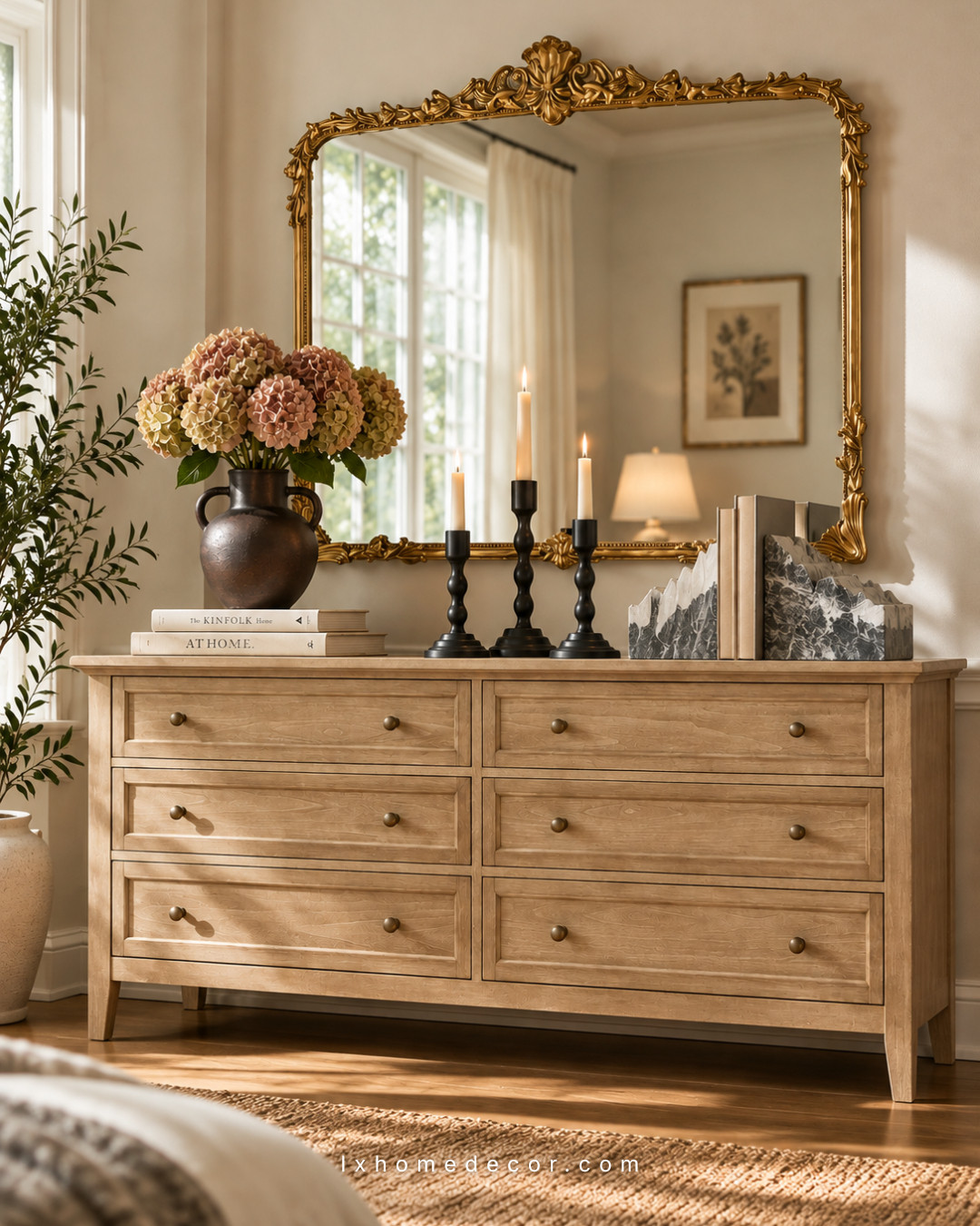 Need a dresser that feels timeless instead of trendy? I was looking for a piece that could bring warmth and character to a bedroom while still keeping that clean, elegant feel. A light wood dresser paired with classic decor makes the whole space feel calm and collected. Would you style yours with vintage accents or modern touches? Save this idea and shop the look.

#BedroomDecor #DresserIdeas #NeutralHome #HomeStyling #InteriorInspo

light wood dresser, bedroom storage furniture, timeless home decor 

 #LTKOver40 #LTKHome #LTKSaleAlert