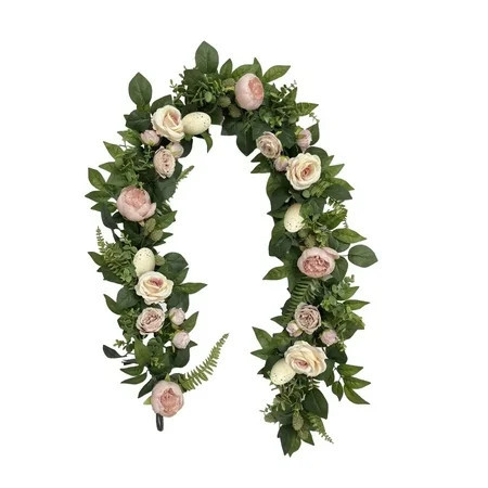 Flowers and Eggs Garland, Multicolor, 6', by My Texas House | Walmart (US)