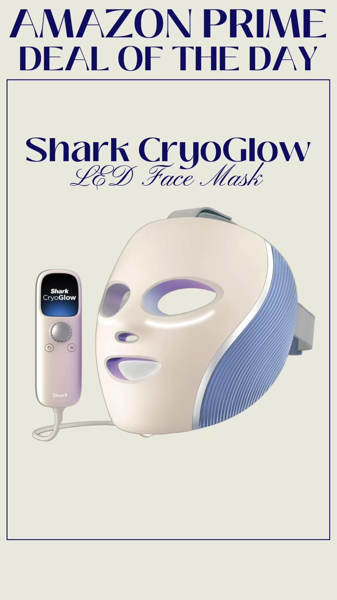 If the Shark CryoGlow has been sitting in your cart, now's the time. 💜
- Red, blue & infrared LED therapy
- Cooling under eye treatment
- At home spa experience
- Today's Amazon Prime Deal

Tap to shop before the deal ends! ✨ 

 #LTKuk #LTKbeauty #LTKsale