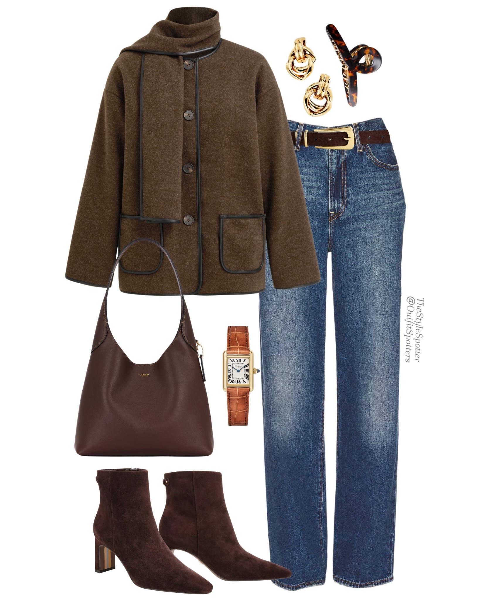 Winter Outfit Idea ❄️ 
A winter look is the perfect combination or classic staples layered for the cool temperature. Includes soft hues and unique textures such as suede, cashmere, or denim. 
Shop this look👇🏼 ⛄️ 


#LTKHoliday #LTKootd #LTKWorkwear