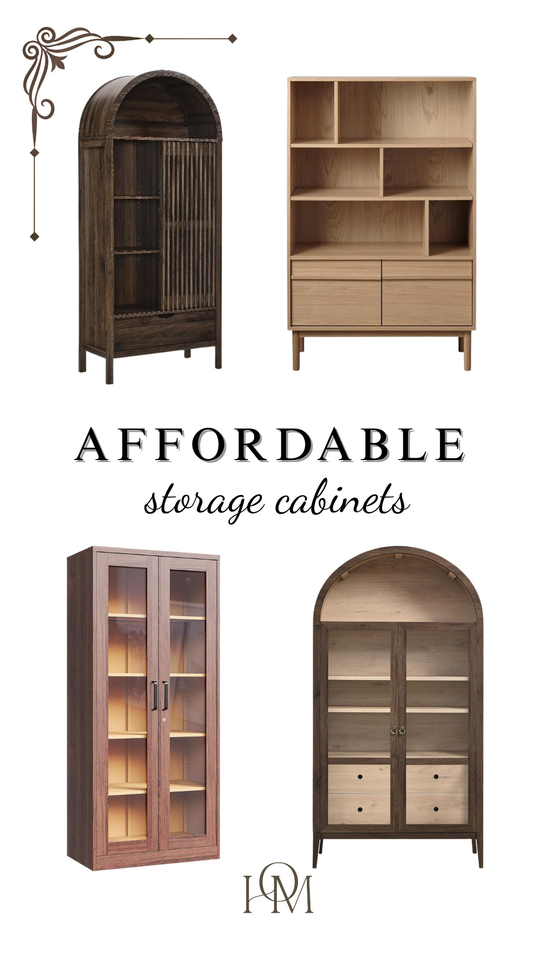 Modern, minimal Amazon cabinets combine style and function to keep your space clean and curated!! 

 #LTKHome