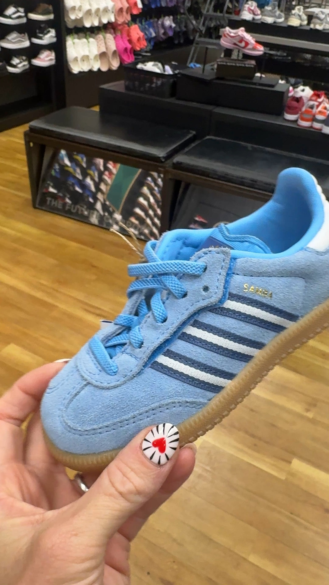 Loving these toddler boy baby blue sambas. The perfect sneaker for spring! 

#BoysOutfits #BoysSneakers #SpringSneakers ￼

#LTKKids