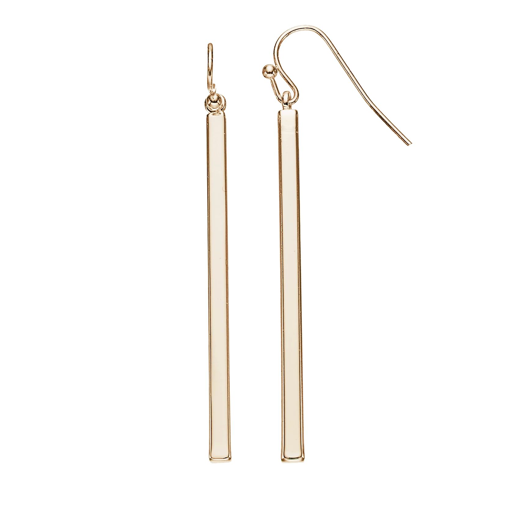 LC Lauren Conrad Stick Linear Drop Earrings | Kohl's