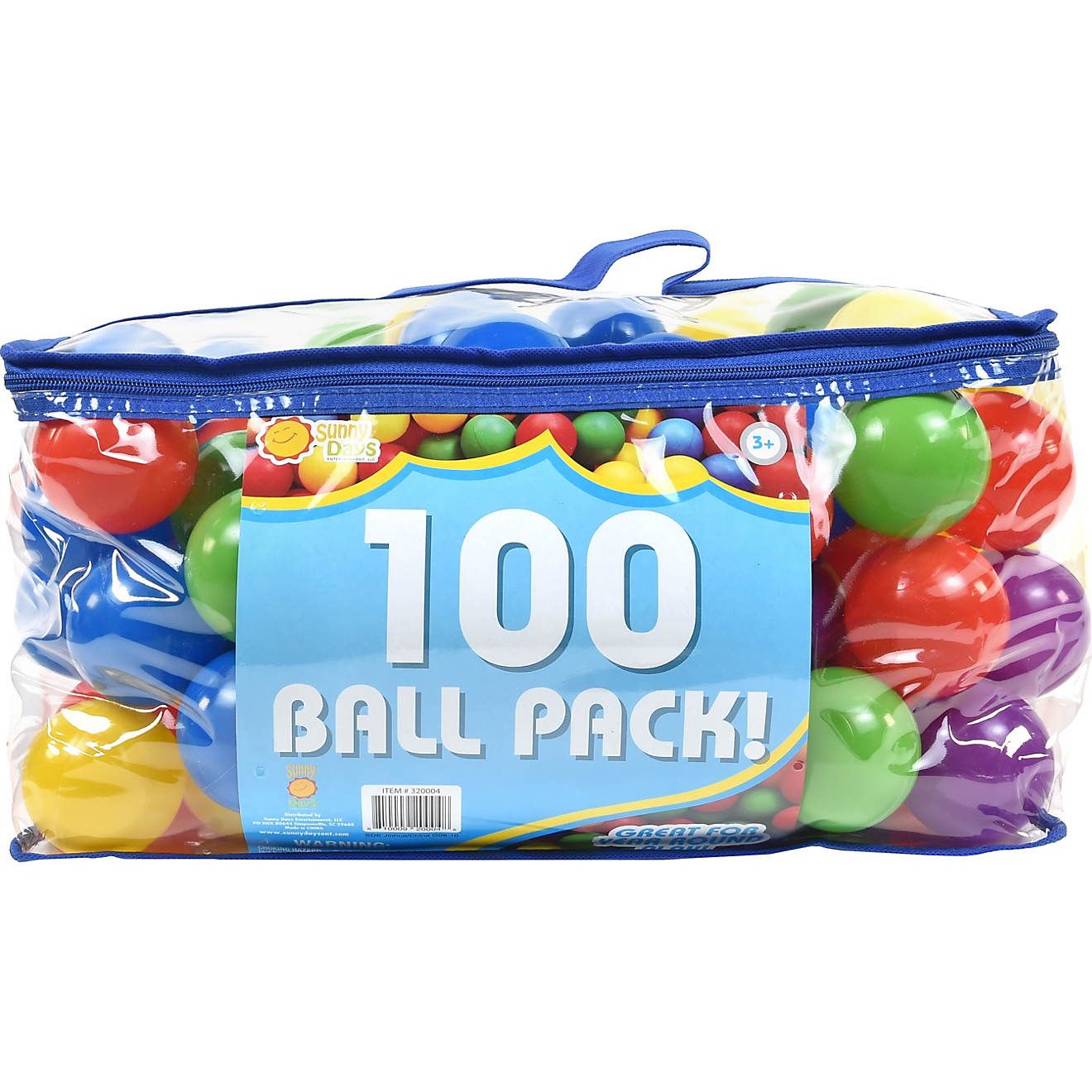 Sunny Days Entertainment Play Pit Ball Refill 100-Pack | Academy | Academy Sports + Outdoors
