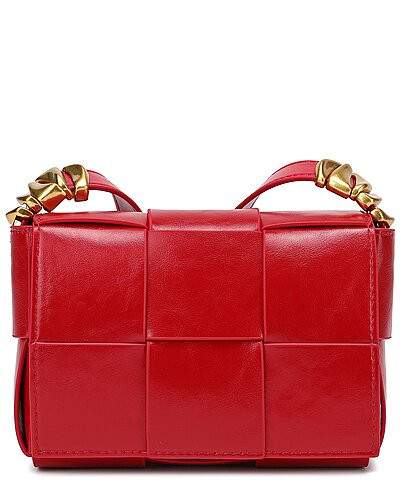 Pleated Leather Shoulder Bag | Gilt & Gilt City