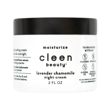 cleen beauty Lavender Chamomile Night Cream 2 fl. oz. | Walmart (US)