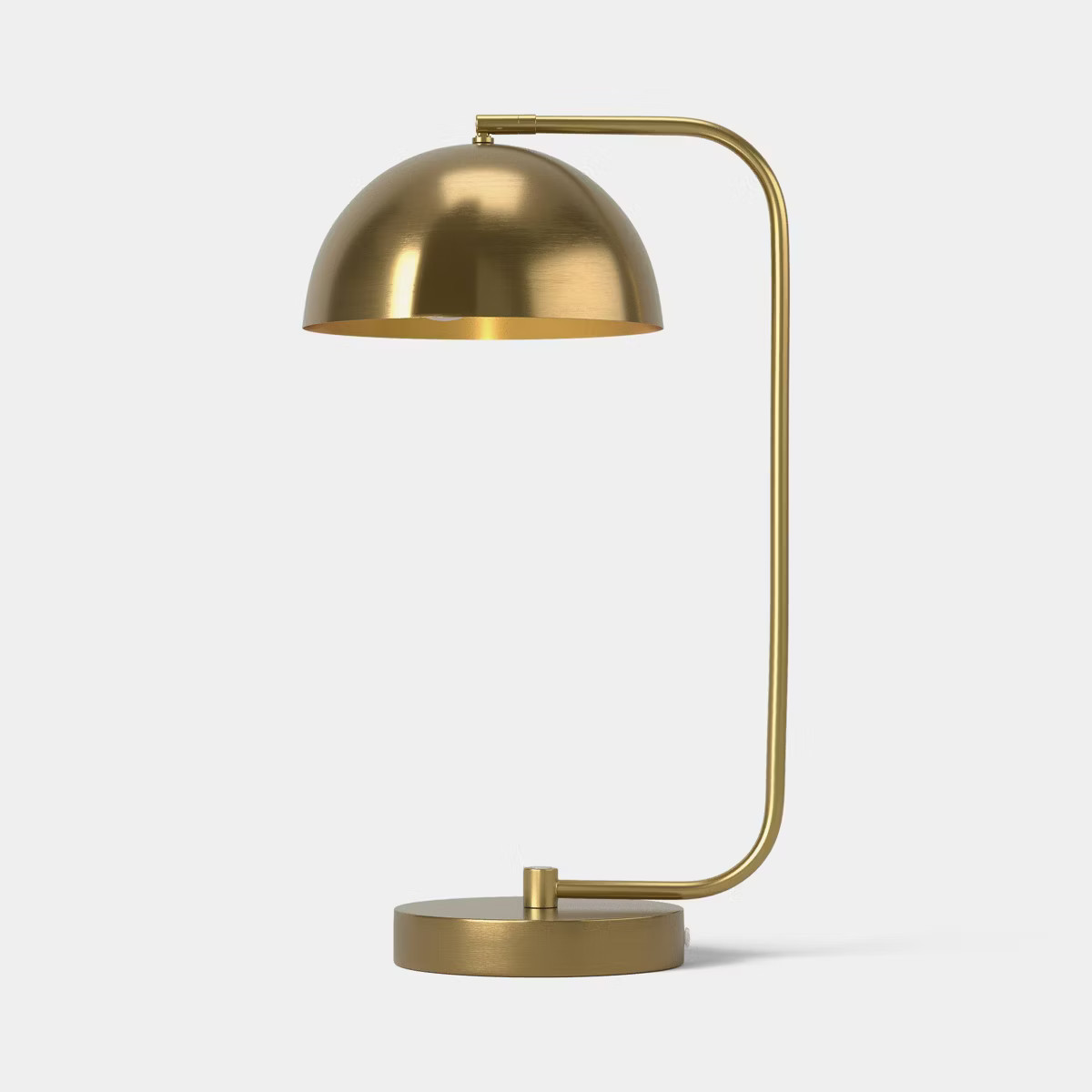 Glossy Metal Table Lamp Brass - Room Essentials™ | Target