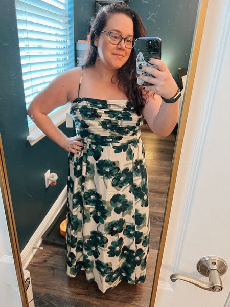 Love this green floral dress from Abercrombie! It’s definitely more of a maxi dress for petites, and it runs a bit big. They’ve restocked the sizes and it’s currently on sale! Perfect summer outfit for date nights or fun dinners out. I’m considering it for my bachelorette weekend! Tagging it and the mini dress option here 💚

#LTKFindsUnder100 #LTKParties #LTKSeasonal