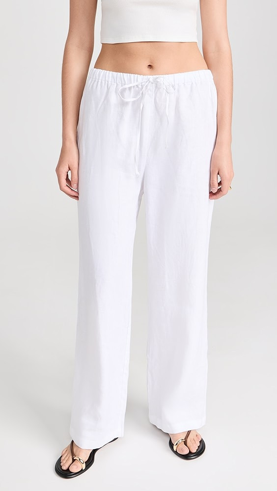 Reformation Olina Linen Pants | Shopbop | Shopbop