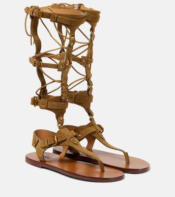 Isabel Marant Nensi suede, gladiator sandals | Mytheresa (US/CA)