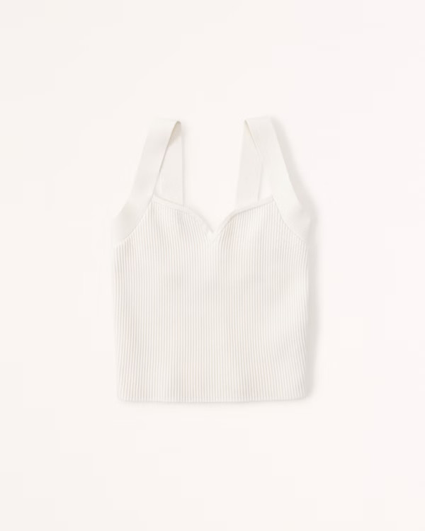 Women's Ottoman Sweetheart Tank | Women's Tops | Abercrombie.com | Abercrombie & Fitch (US)