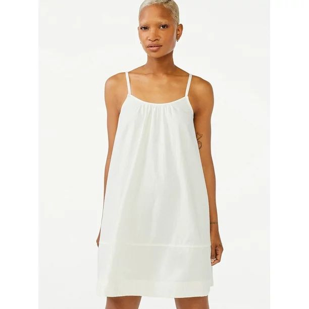 Free Assembly Women's Strappy Swing Dress | Walmart (US)