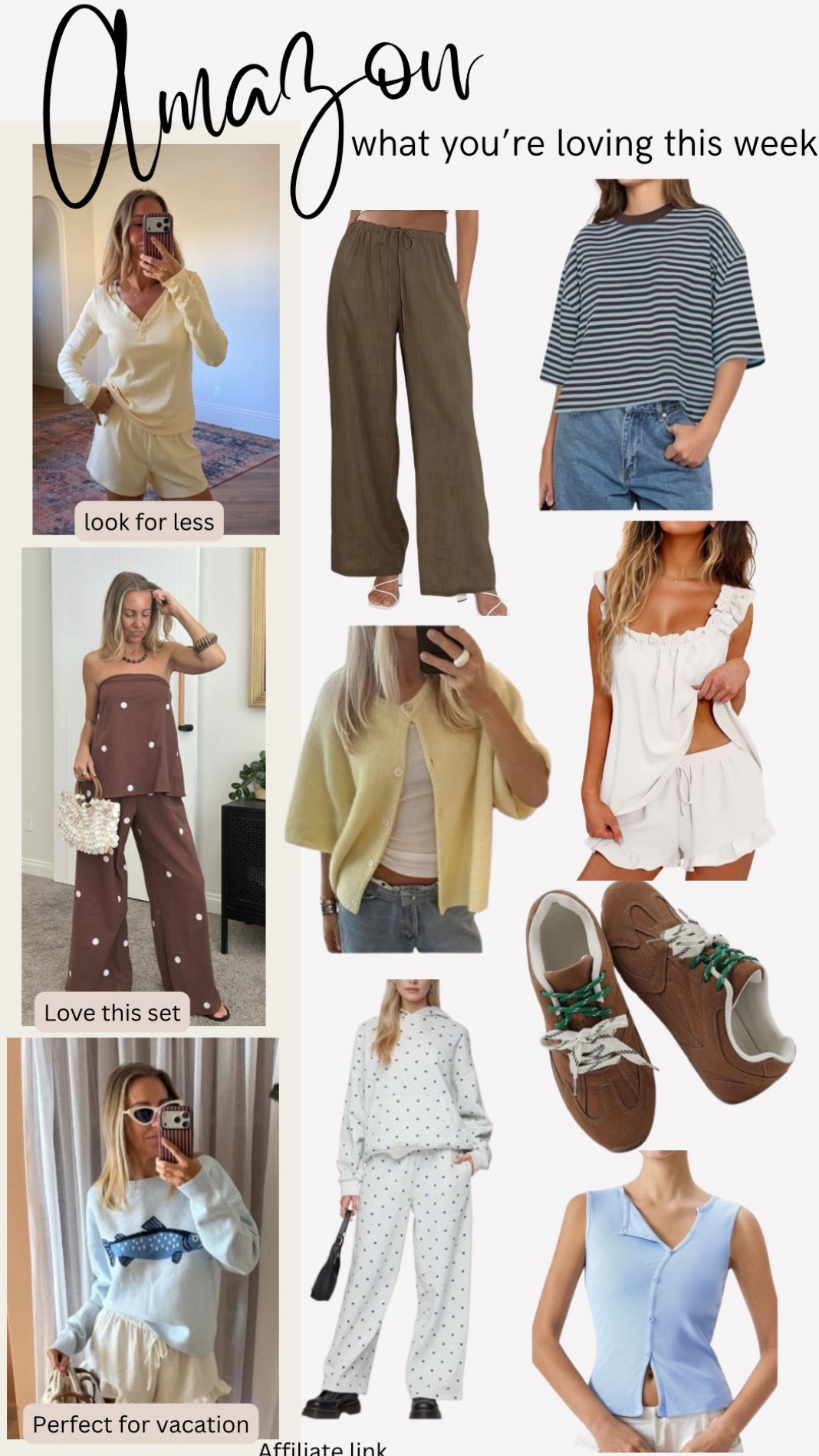 Amazon- what you’re loving this week

#LTKSeasonal #LTKootd #LTKSaleAlert