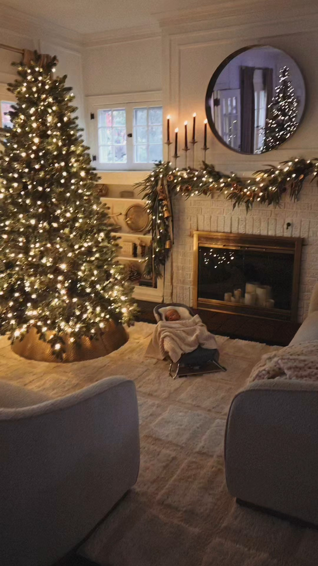 Looking cozy and bright. Sharing my living room details here.   

#LTKHoliday #LTKHome