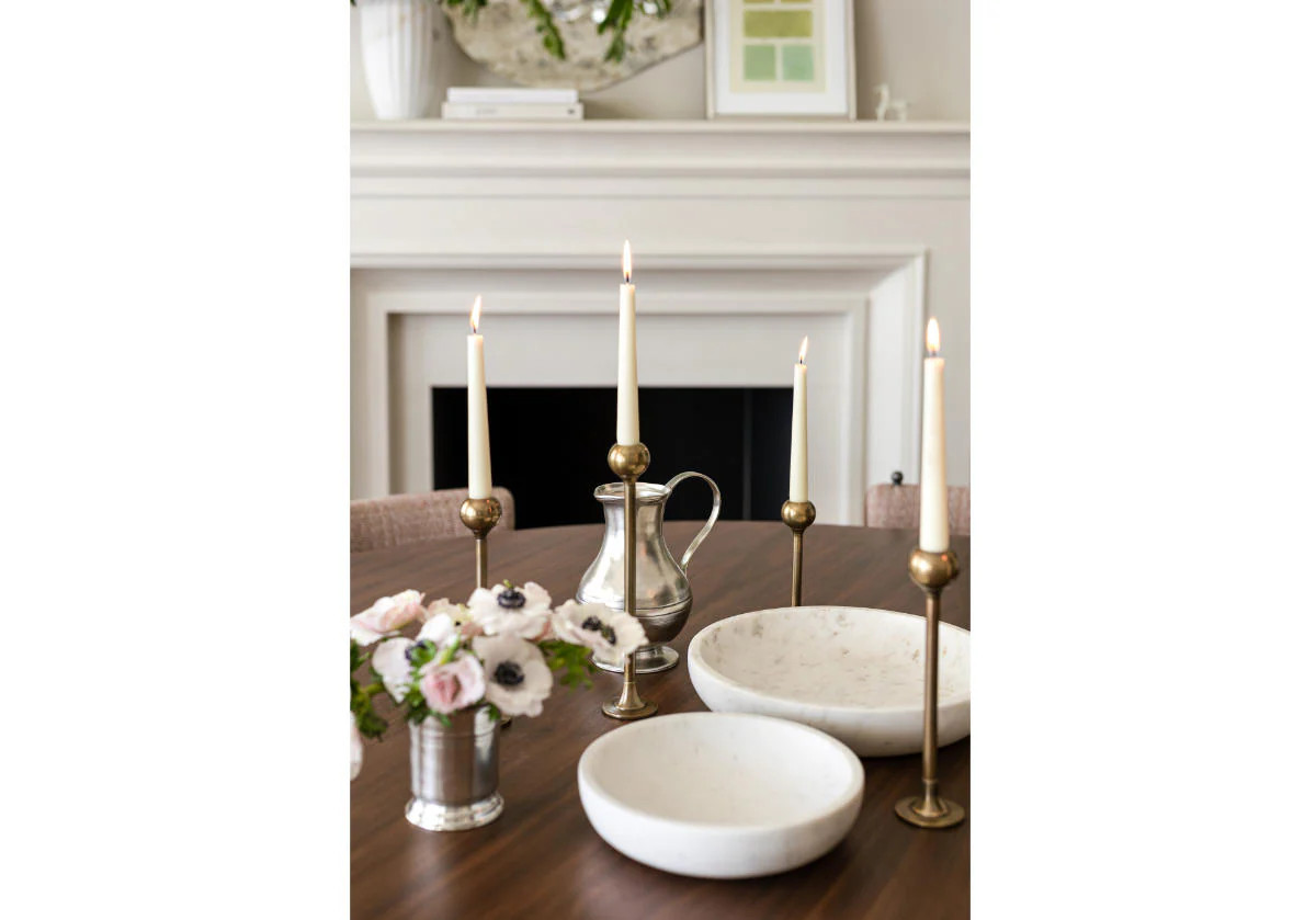 ORB BRASS CANDLESTICKS | Set of 3 | Alice Lane Home Collection