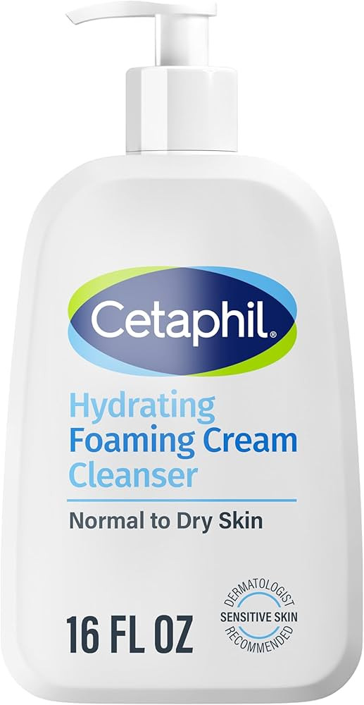 Cetaphil Cream to Foam Face Wash, Hydrating Foaming Cream Cleanser, 16 oz, For Normal to Dry, Sen... | Amazon (US)