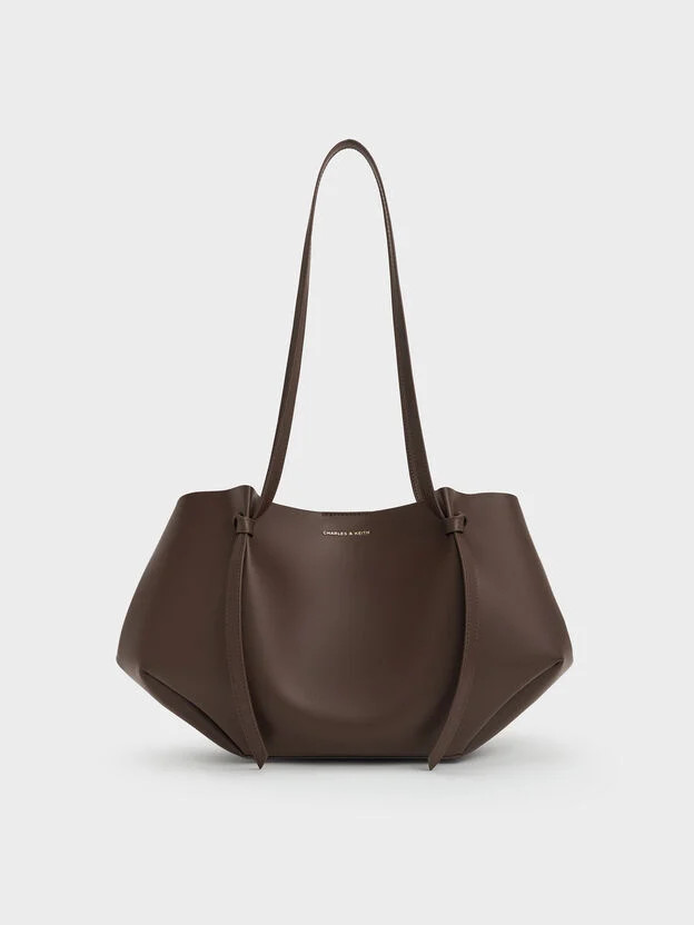 Espresso Brown Calla Tote Bag | CHARLES & KEITH UK | Charles & Keith UK