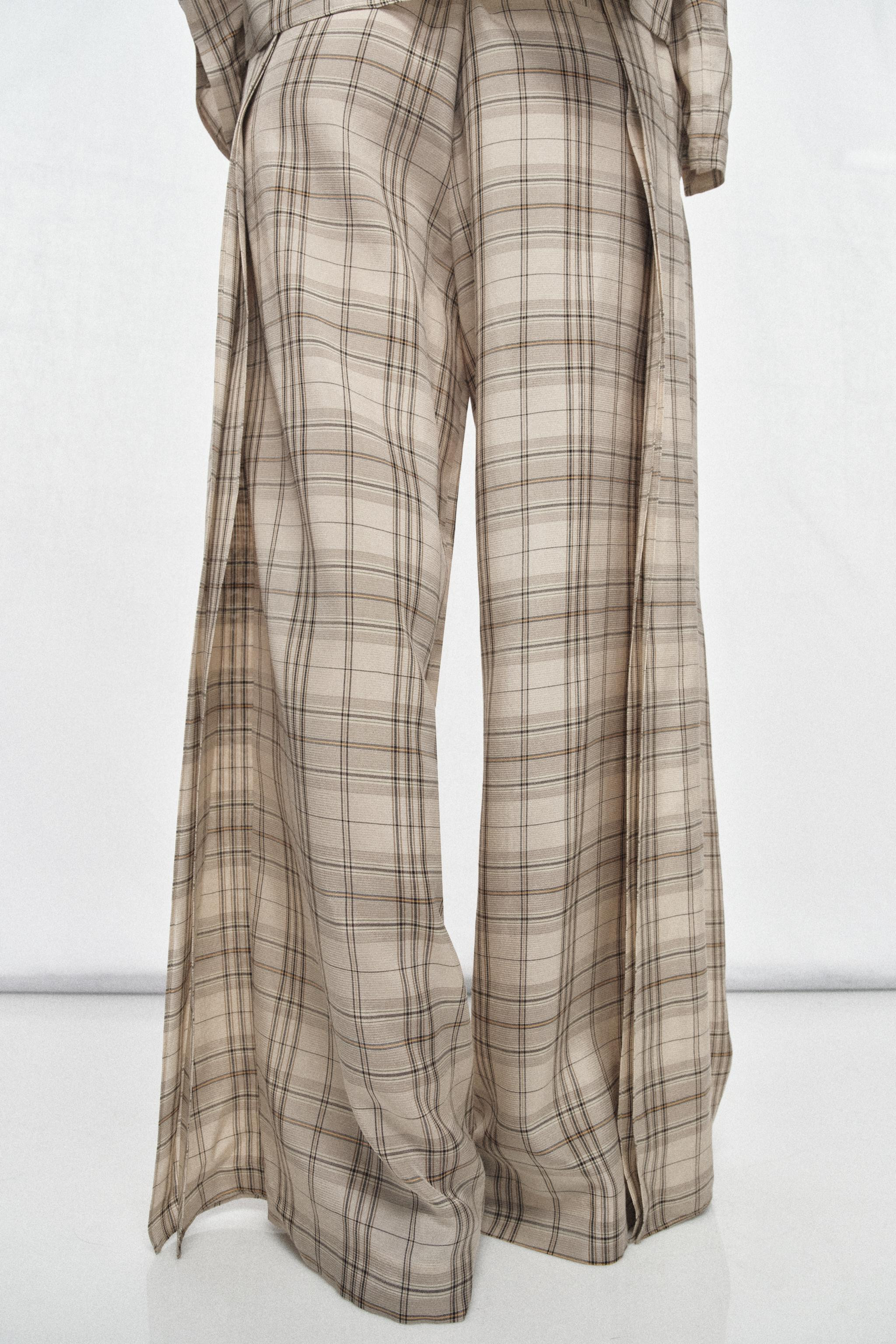 PLAID PANTS ZW COLLECTION | Zara US