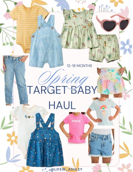 What I bought at target for my daughter for spring and summer  
Spring outfit baby girl outfit spring baby outfit target baby outfit Disney baby outfit Disney outfit toddler outfit jeans for baby spring jeans summer outfit summer jeans

#LTKkids #LTKsalealert #LTKbaby