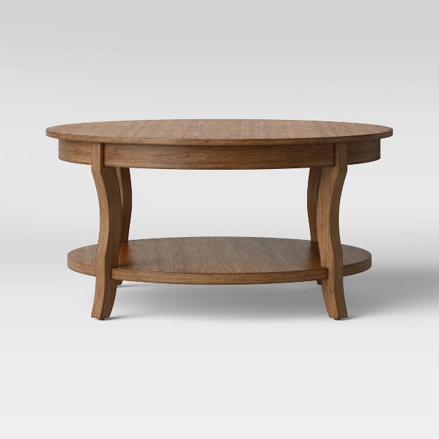 Shelburne Round Coffee Table Natural - Threshold&#8482; | Target