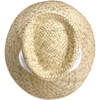Women's Amaryllis Wide & Short Brim Grosgrain Ribbon Sun Hat, White | Maisonette