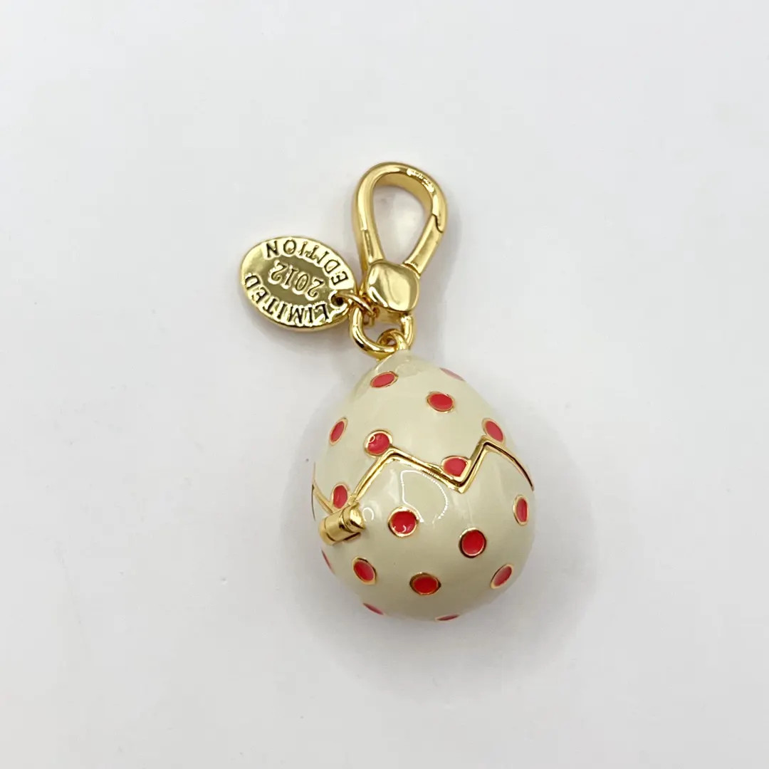 I07-Juicy Couture chicken in cracked egg charm | Etsy (US)