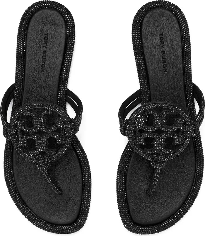 Tory Burch Miller Knotted Pavé Knotted Sandal (Women) | Nordstrom | Nordstrom