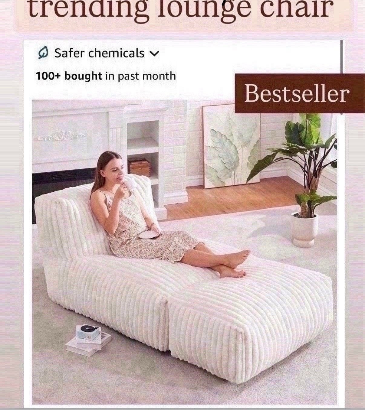 Assembly free chair.  Oversized chair. Comfy lounge chair #chair #loungechair 

#LTKHome