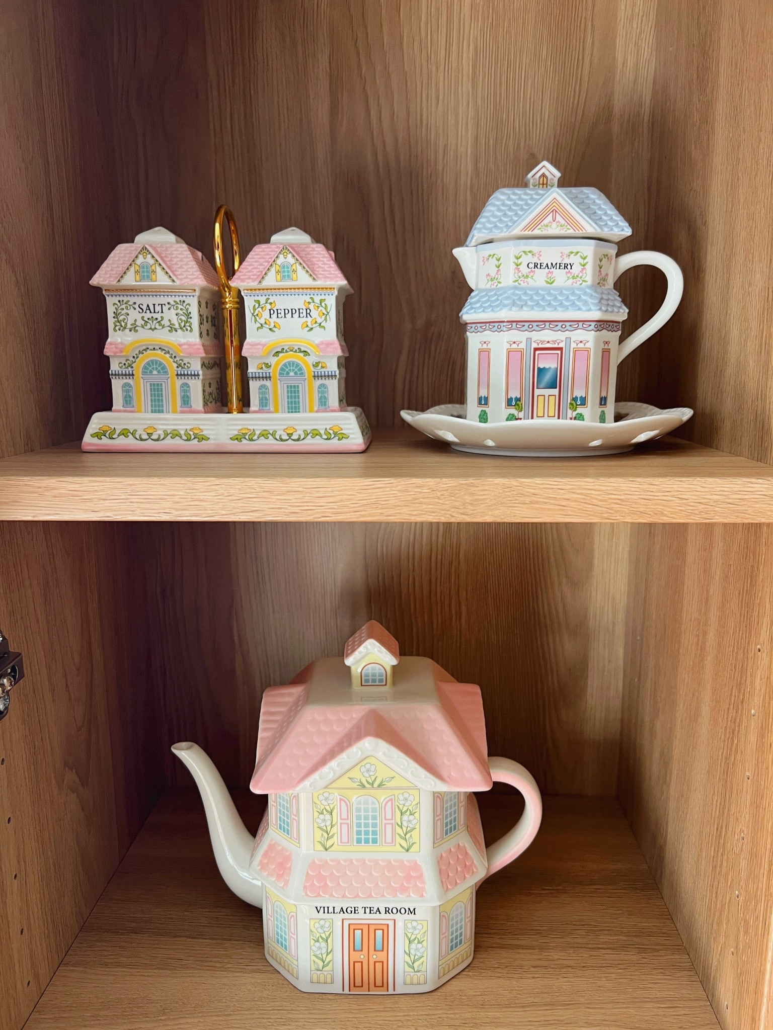 Tea Pit set from Lenox Spice Village along with the Salt & Pepper Shakers and Creamer 