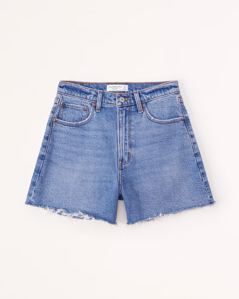 Curve Love High Rise Dad Short | Abercrombie & Fitch (US)