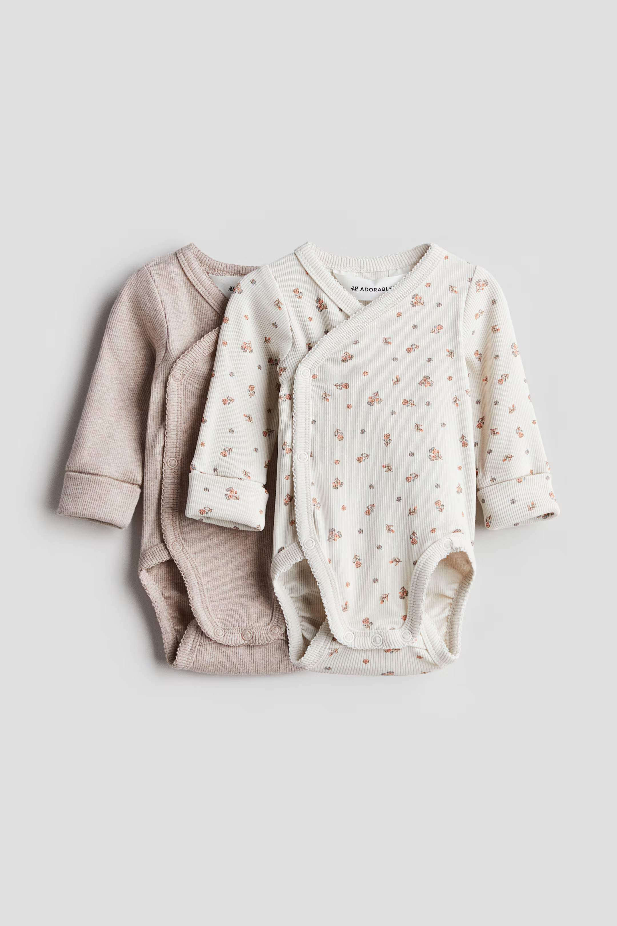 2-pack Room-to-Grow Bodysuits | H&M (US + CA)