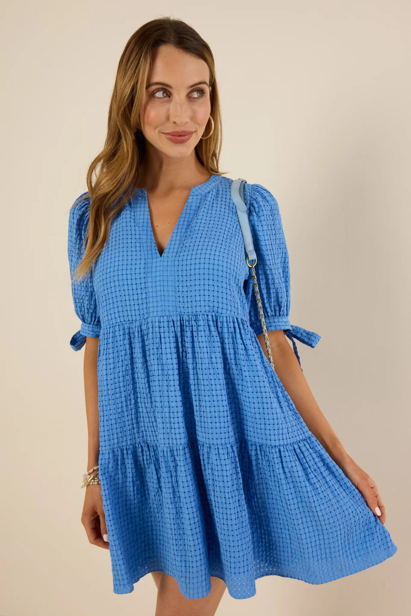 Ainsley Dress- Blue | Avara