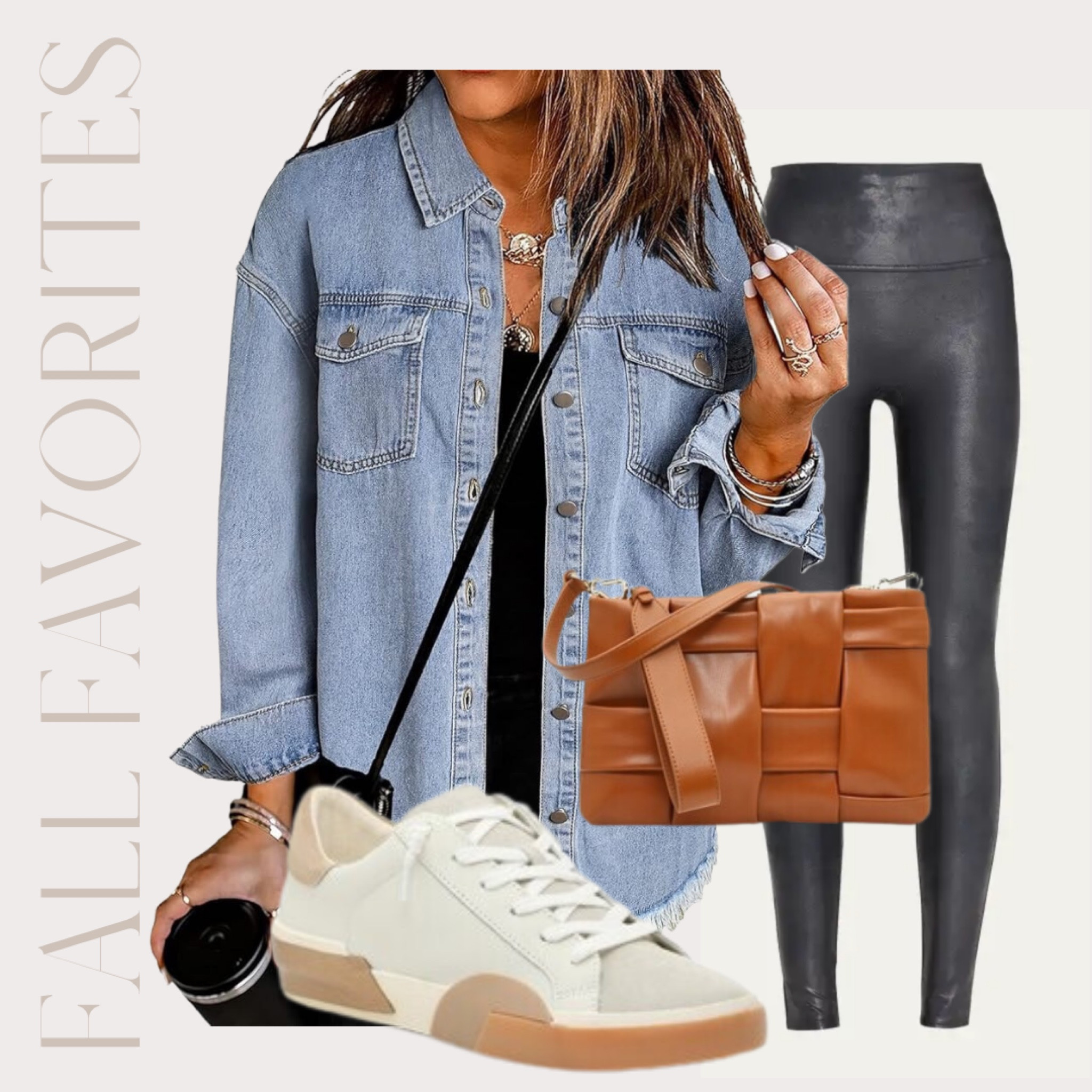 Fall outfit idea

Women’s fashion | Fall outfit | amazon fall outfit | amazon fall | white sneakers | faux leather leggings | denim jacket | oversized sweater | oversized jacket | oversized button up | denim jean jacket |  brown sweater | Aerie leggings | Aerie sale | Aerie sweater | new balance | women’s sneakers | women’s shoes | fall sneakers | amazon purse | amazon fall | amazon fall outfit | amazon style | amazon fashion | Trending bag | Trending purse | midi dress | fall dress | Nordstrom dress | amazon dress | brown booties | fall purse | fall bag | denim jacket | oversized jacket | oversized sweatshirt | fall jacket | fall style | women’s denim | women’s jeans | boots | booties | teacher outfits | fall outfits | fall fashion | fall style | fall trends | fall shoes | sweater dress | outfit ideas | booties | boots | jeans | leggings | date night | fall date night | fall wedding | fall dress | fall dresses | sweater dress | wedding guest | wedding guest dress | maternity | family photos | fall wedding guest dress | fall wedding guest | fall skirt | fall | fall sweater | outfit idea | outfit inspo | outfit ideas | fall outfit ideas | fall outfit inspo | casual outfit | fall sweatshirt | jacket | shacket | fall jacket | fall s

#LTKSeasonal #LTKstyletip #LTKfindsunder50