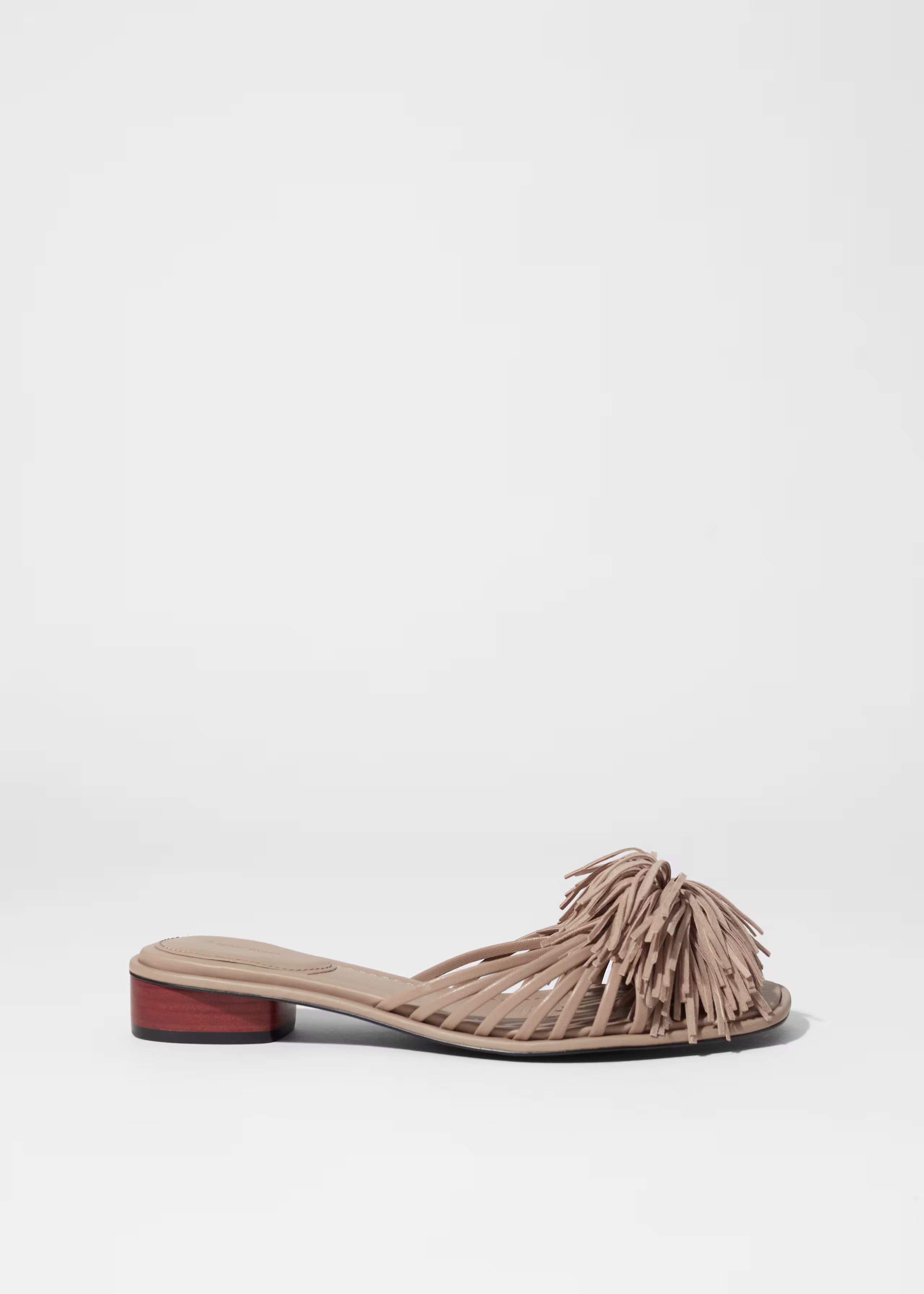 Tasseled Leather Slides - Beige - Shoes - & Other Stories GB | & Other Stories UK