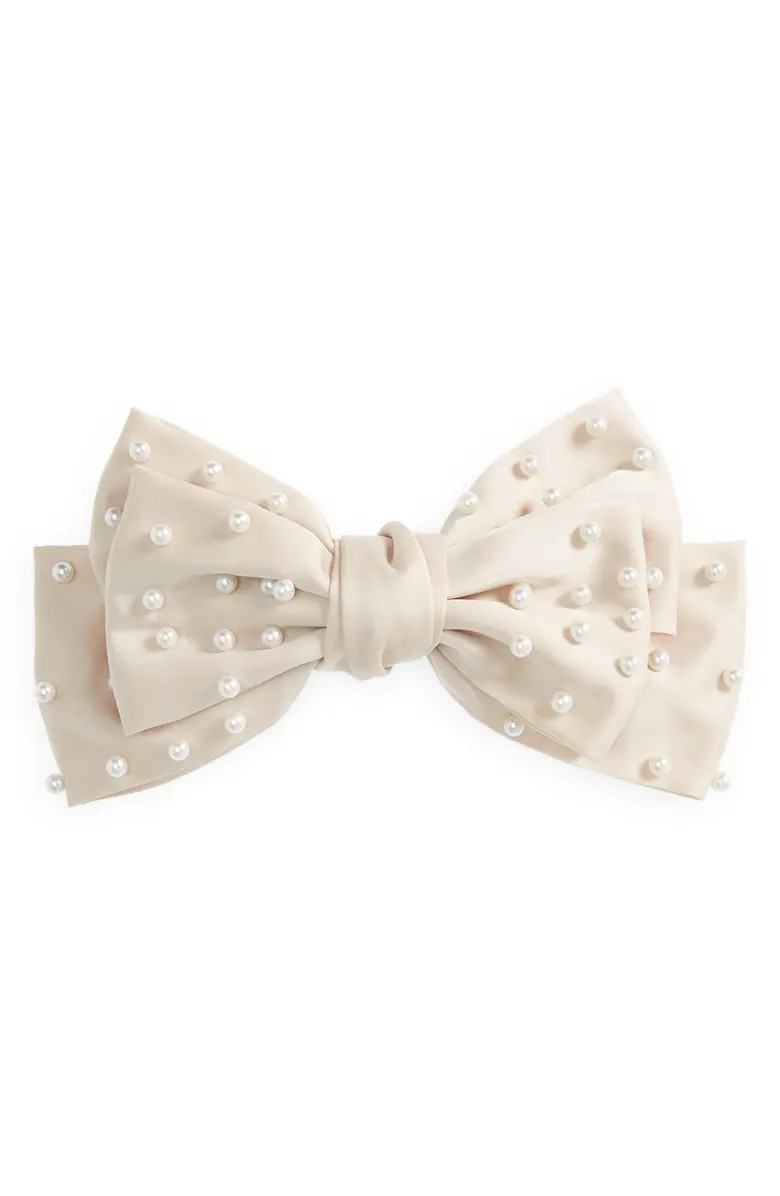 Tasha Imitation Pearl Bow Barrette | Nordstrom | Nordstrom