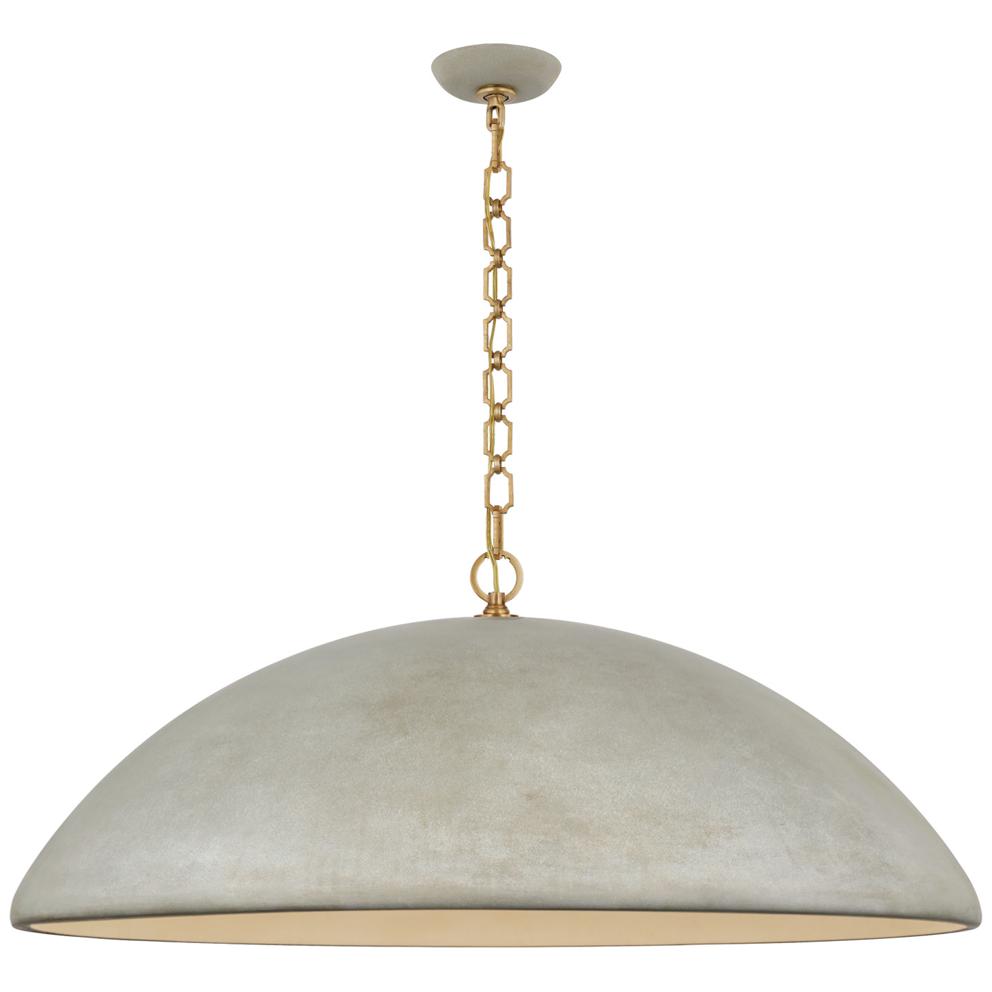 Elliot Oversized Pendant in Portland Gray | Visual Comfort