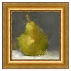 Freya French Yellow Fruit Floral & Botanical Gold Frame Painting 8 - 13x13 | Kathy Kuo Home