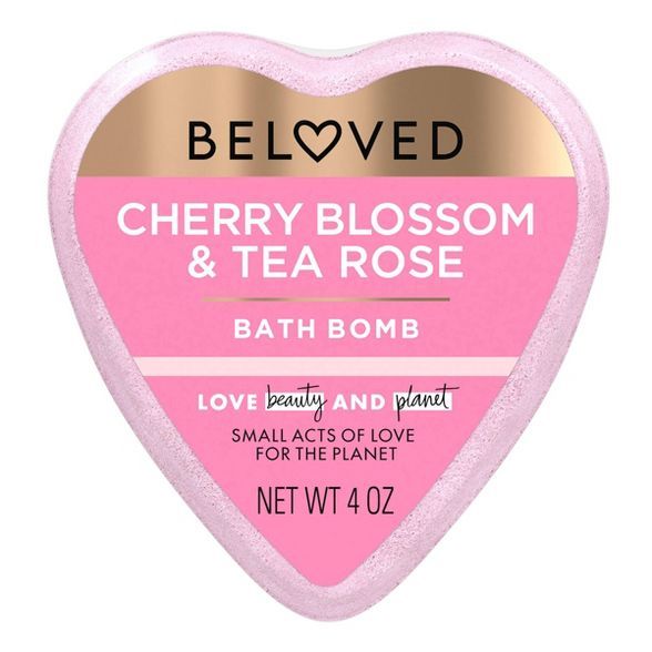 Beloved Cherry Blossom & Tea Rose Bath Bomb - 1ct/4oz | Target