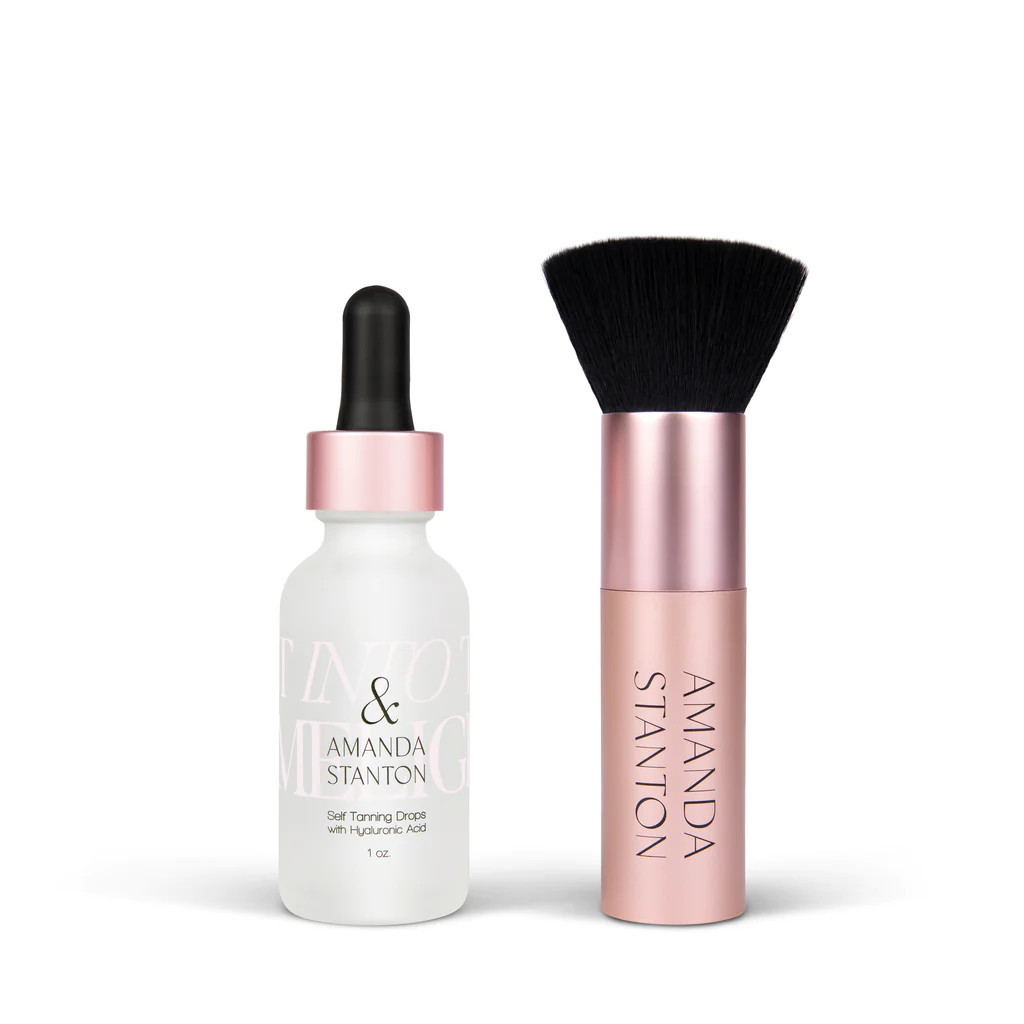 Amanda Stanton Bundle: Self Tanning Drops + Kabuki Brush | Get Into The Limelight