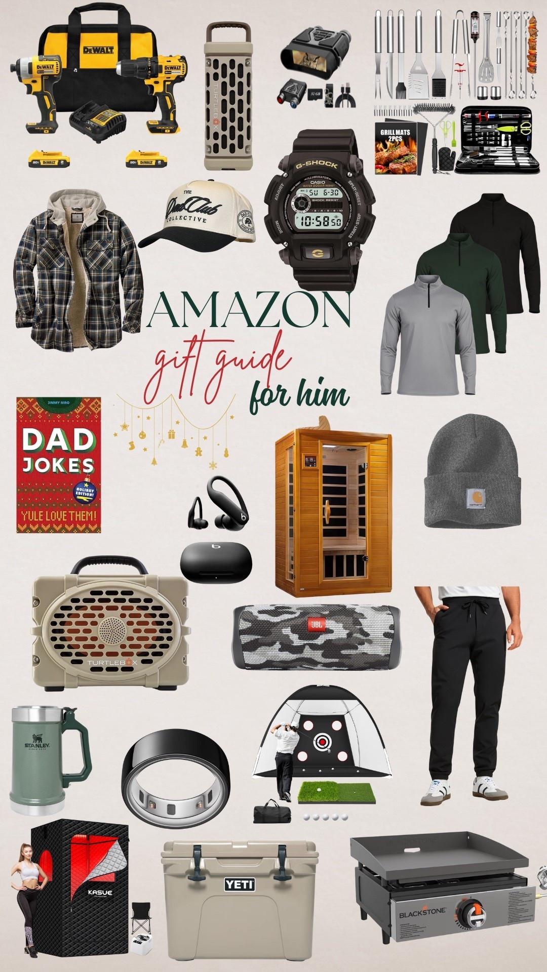 Gift guide for him 🤍




Amazon, Amazon Finds, Gift Guide

#LTKHoliday #LTKMens #LTKGiftGuide