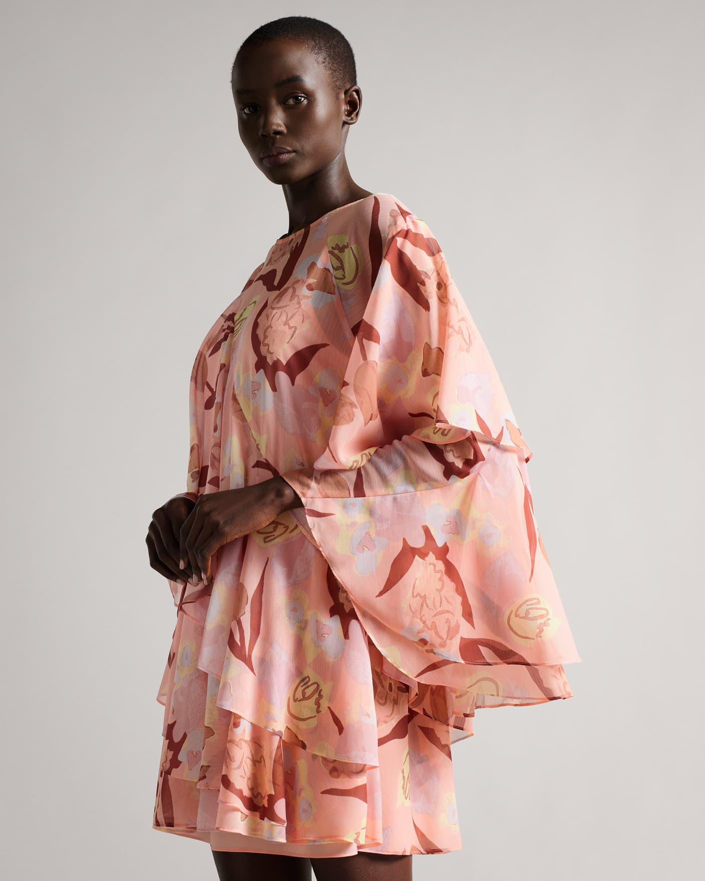 Floral Ruffle Mini Dress | Ted Baker (UK)