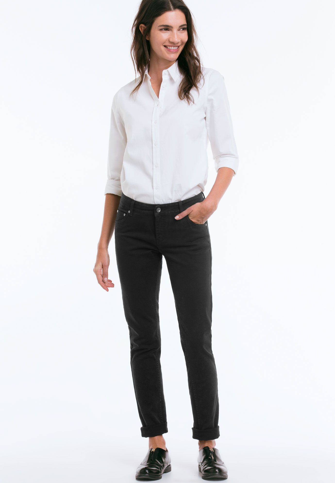 Slim 5-pocket Jeans by ellos® | Jessica London